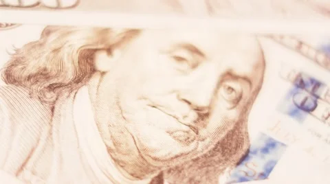 100 Dollars - Macro Stock Footage 60365044
