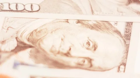 100 Dollars - Macro Stock Footage 60365045