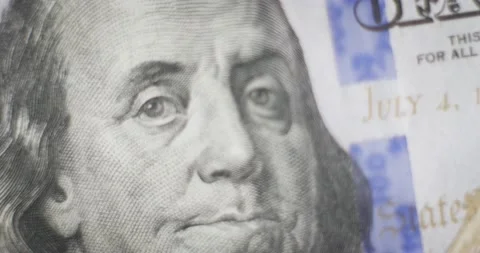 100 dollars USA macro Stock Footage 194655153