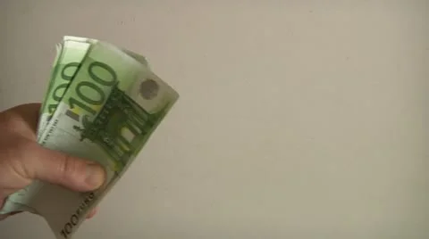100 Euro Video stock 9992445