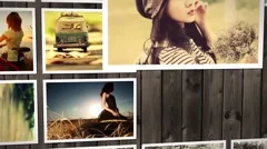 100 Falling Photos Slideshow Stock After Effects