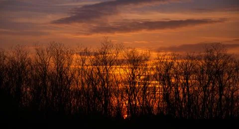 100 mph sunset Stock Photos