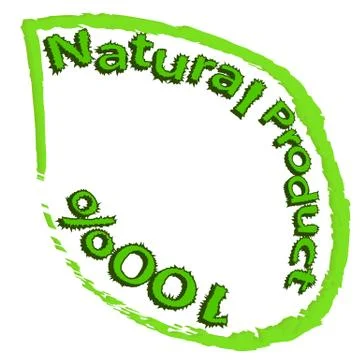 100 natural vector logo design. 스톡 일러스트