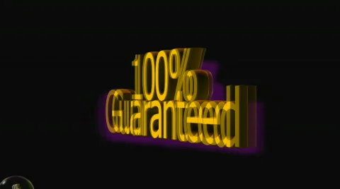 100 percent guaranteed Stock Footage 654409