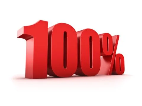 100 percent Stock Illustration