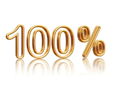 100 percent Stock Illustration