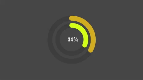 100 percent pie chart. Circle diagram business illustration. Видео 279707980