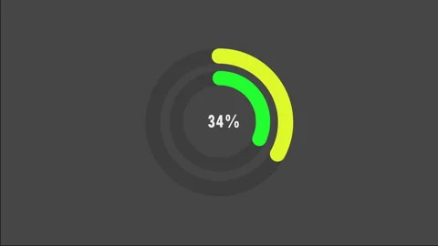 100 percent pie chart. Circle diagram business illustration. Видео 279708015