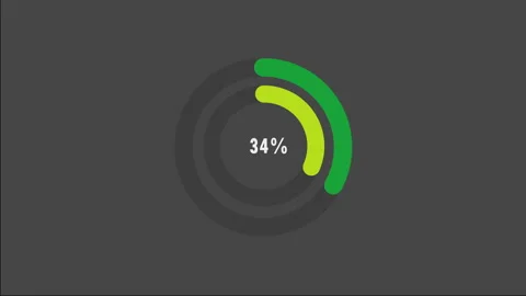 100 percent pie chart. Circle diagram business illustration. Видео 279708227