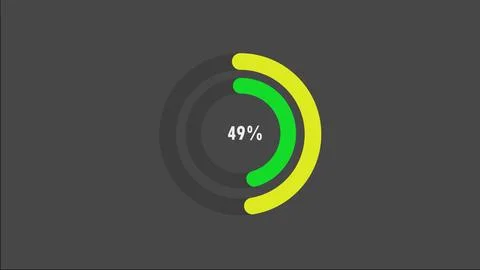 100 percent pie chart. Circle diagram business illustration. Illustrazione stock