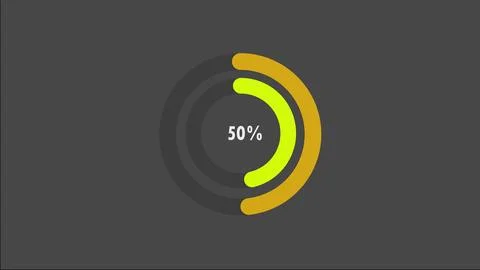 100 percent pie chart. Circle diagram business illustration. Illustrazione stock