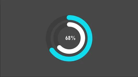 100 percent pie chart. Circle diagram business illustration. Illustrazione stock