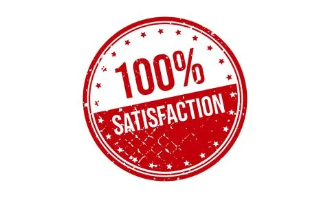 100% Satisfaction Rubber Stamp. 100% Satisfaction Grunge Stamp Seal Vector .. Stock-Illustration