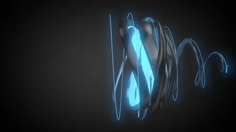 100 secure-Spiral Logo Stock Footage 136528886