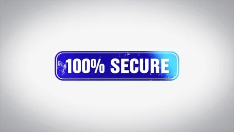 100% SECURE Word 3D Animated Wooden Stamp Animation Stock Footage 77543337