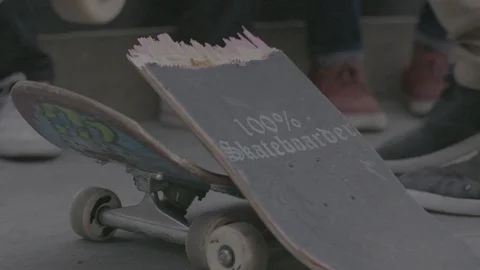 100% Skateboarder Stock Footage 100970758