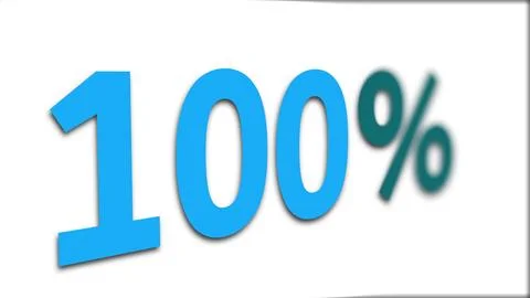 100 text. Computer generated Illustrazione stock