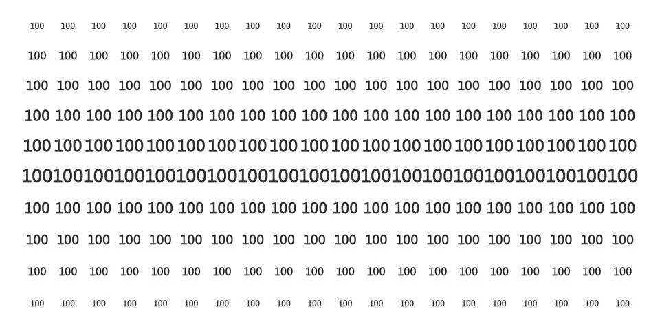 100 Text Shape Halftone Effect 스톡 일러스트