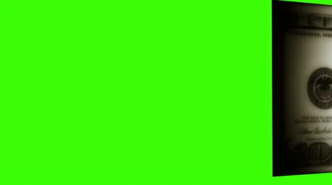 $100 Transition Stock Footage 32550873