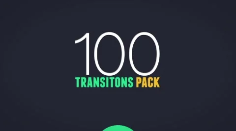 100 Transitions Packs Stock After Effects