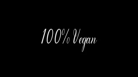 100% Vegan Cursive Calligraphy Grunge Dissolve Transition Stock Footage 142674379