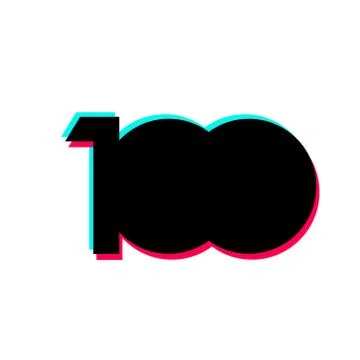 100 Year Anniversary Vector Template Design Illustration Stock Illustration