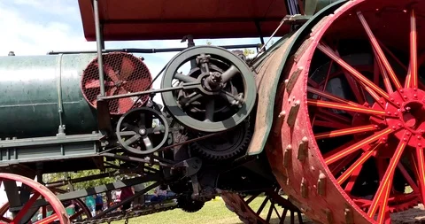 100 Year Old Tractor Stock Footage 97975035