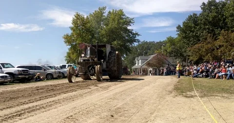 100 Year Old Tractor Stock Footage 97975181