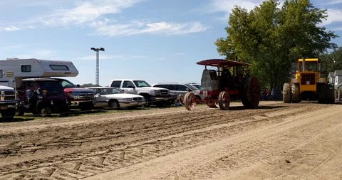 100 Year Old Tractor Stock Footage 97975249
