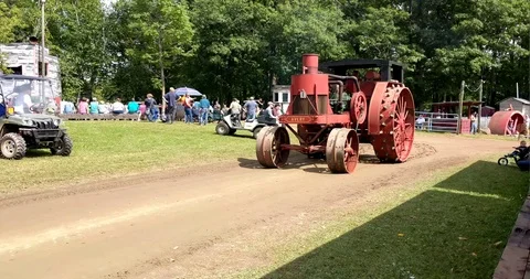 100 Year Old Tractor Stock Footage 97975299