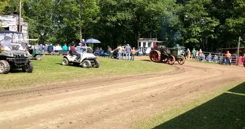 100 Year Old Tractor Stock Footage 97975457