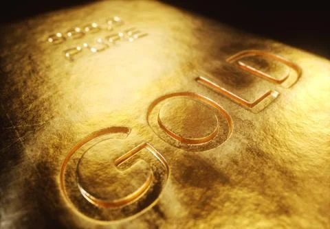1000 Gram Gold Bars Stock Illustration