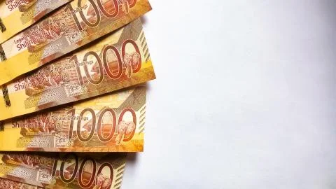 1000 Kenya banknotes Stock Photos