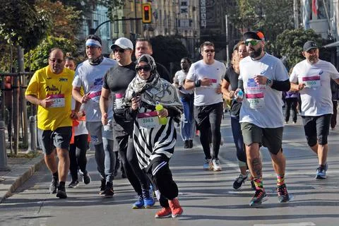 10000 rm race in Sofia Stock Photos
