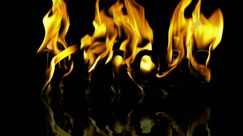 1000000 On Fire Stock Footage 95769517