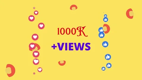 1000k+ views video Stock Footage 217560798