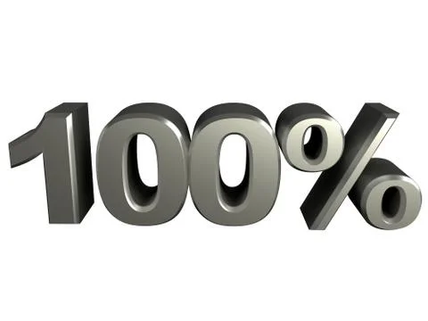 100percent icon Stock Illustration