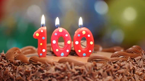 100th birthday Stock Footage 40107350