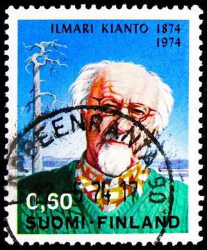 100th Birthday of Ilma Kianto (1874-1970), Author, circa 1974 Stock Photos