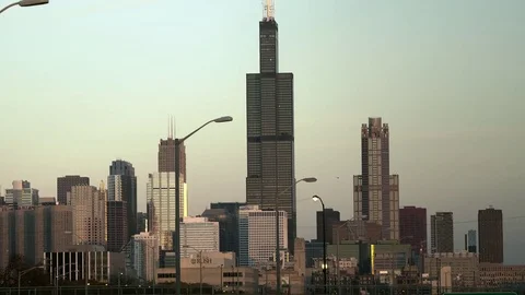 10.13.2016 Chicago view on downtown Stock Footage 74069889