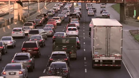 10.14.2016 highway to chicago Stock Footage 74069837