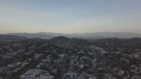 101Freeway ParallelMirrors 2 360Pan Stock Footage 93423391