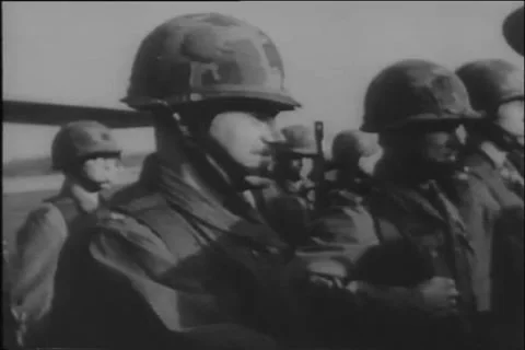 101st Airborne Screaming Eagles Ft. Campbell Kentucky to Vietnam War 1967 Stock Footage 269769890