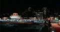 (1026) Travel by Train - nightlife time lapse HD Footage