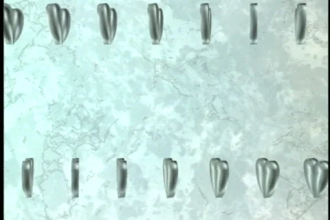 1028 row of hearts background Stock Footage 841664