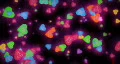 (1038) Candy Conversation Love Message Valentine Hearts HD Footage