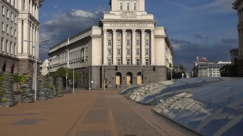 10408 Sofia centre Narodno Sabranie Vertical Stock-Footage 108114623