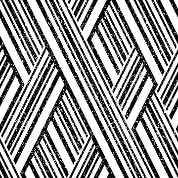 1047 Seamless pattern with oblique black lines 스톡 일러스트