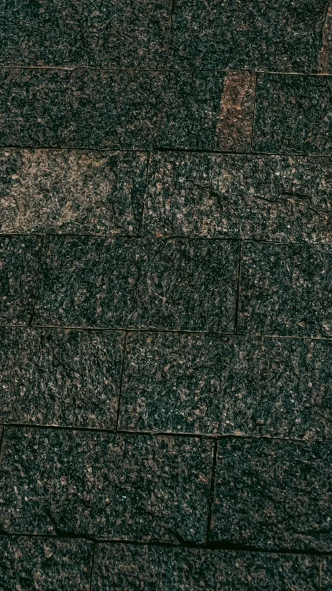 104_Dark stone wall texture.mp4 Stock Footage 345817283