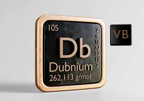 105-Dubnium Stock Illustration